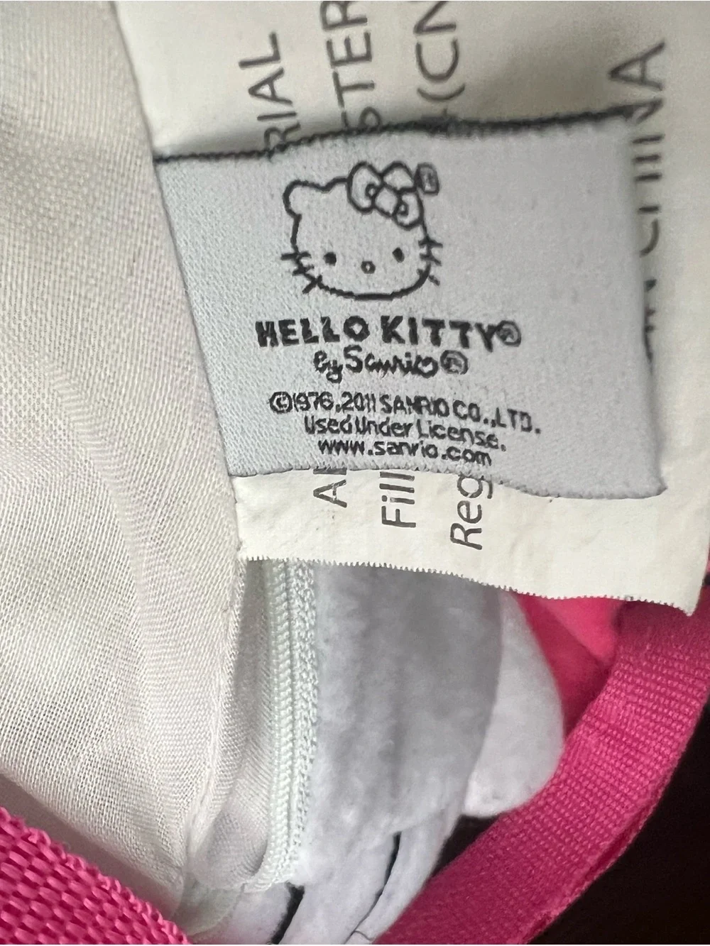 Hello Kitty by Sanrio Plush Backpack Pink Ballerina 2011 FAB Starpoint Y2K